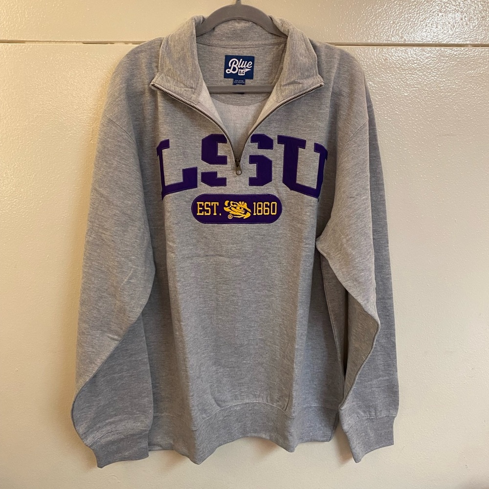 LSU Quarter Zip Sweatshirt